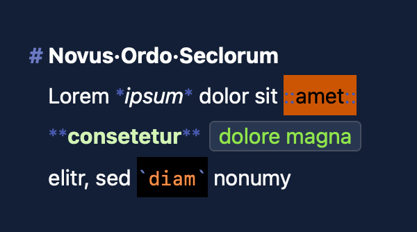 Editor Theme “Novus·Ordo·Seclorum“ by Natural0001