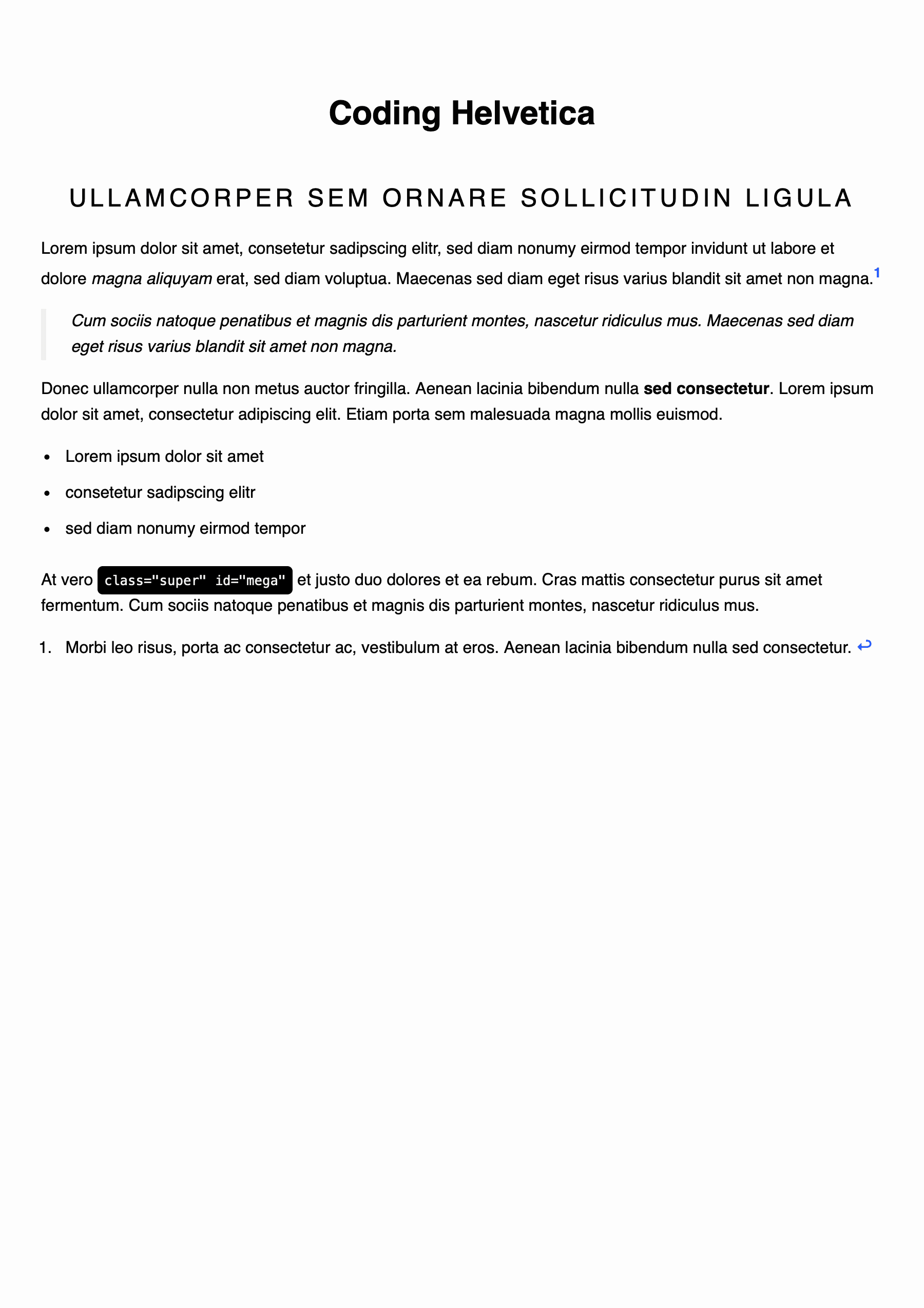 Coding Helvetica Preview 1