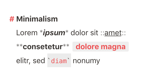 Editor Theme “Minimalism“ by Julian Merlin
